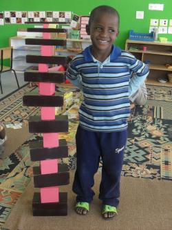 Building with Montessori equipment