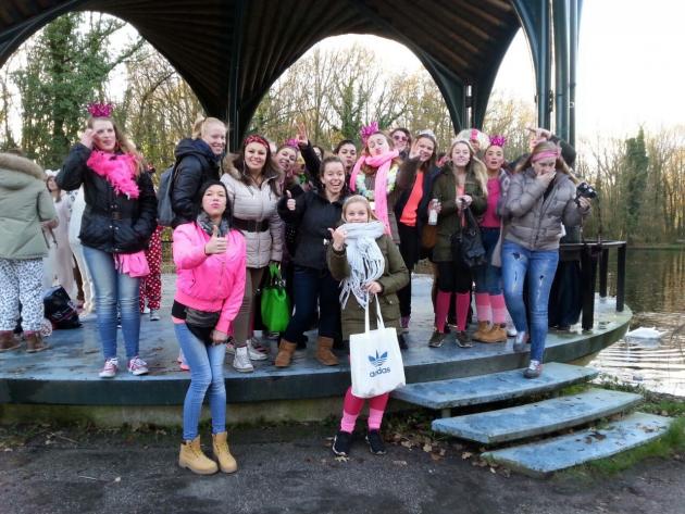 Future teaching assistants and caregivers, students from the Regional Training Centre in Leiden, The Netherlands supporting Wake Up!